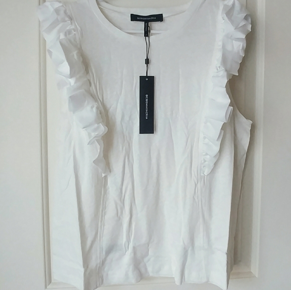 BCBG Ruffle Top - Picture 2 of 8